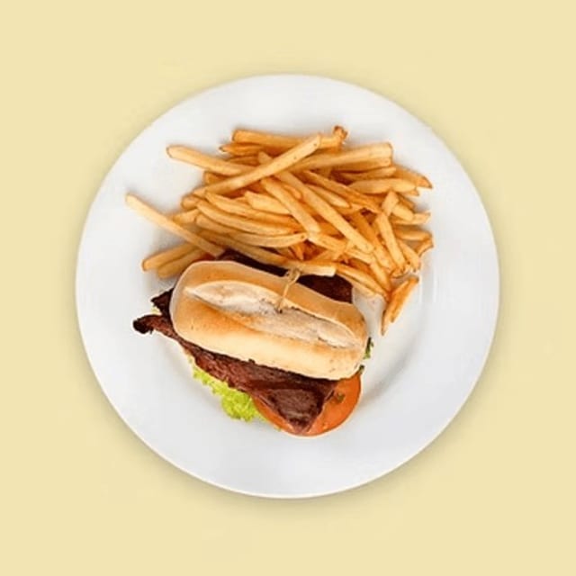Filet Mignon (Lomito) Sandwich.