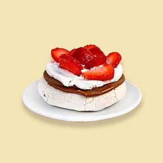 Mini Pavlova with Dulce De Leche